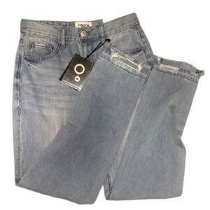 Insane Gene NWT Chic Distressed Stylish  Zip Jeans Size 5/26